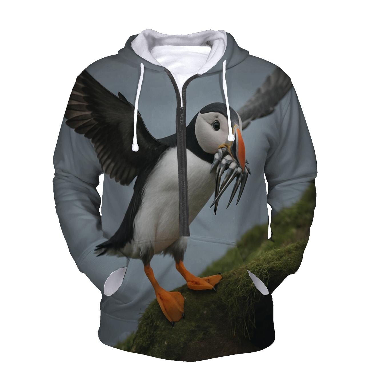 Cliffwind Delivery Atlantic Puffin custom hoodies