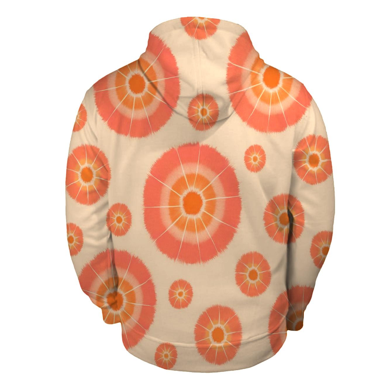 Kumo Comet Rosette Scatter printed hoodies