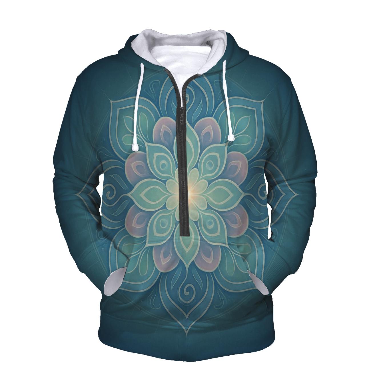 Aurora Breath Mandala designer hoodies