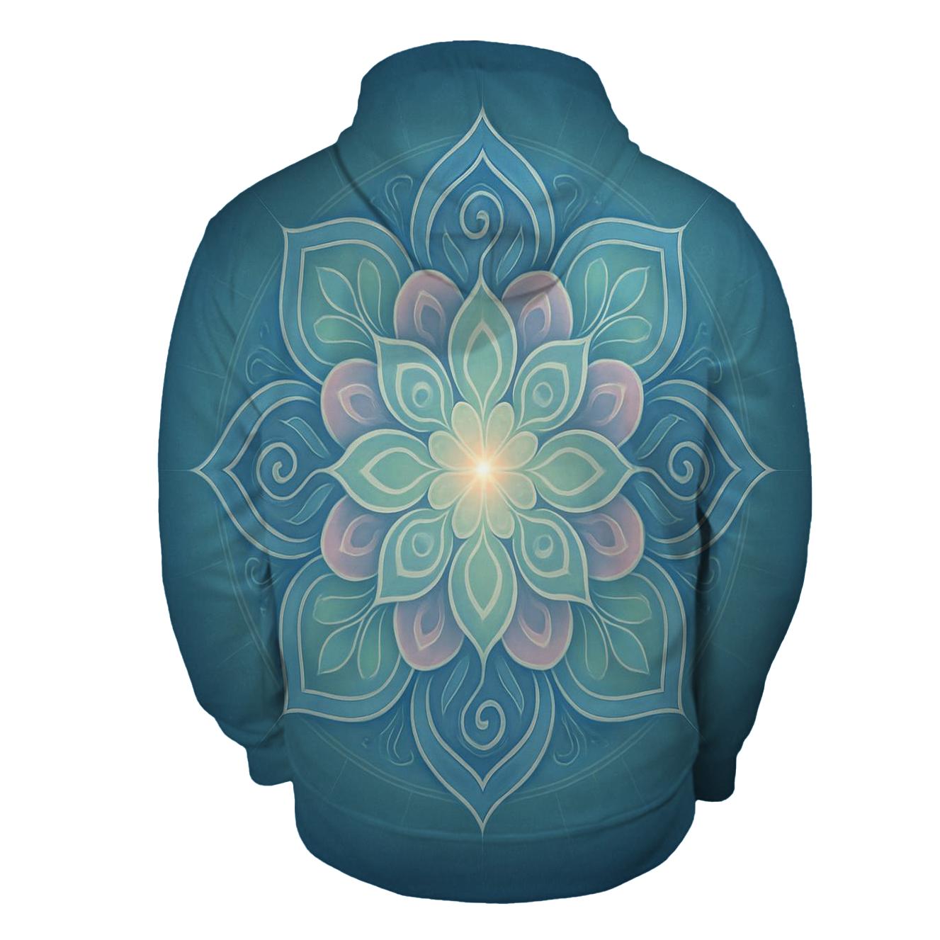 Aurora Breath Mandala designer hoodies