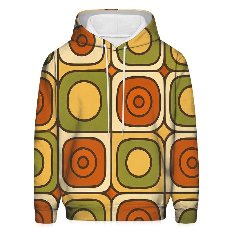 Groovy Kitchen Tile Geometrics pullover hoodies