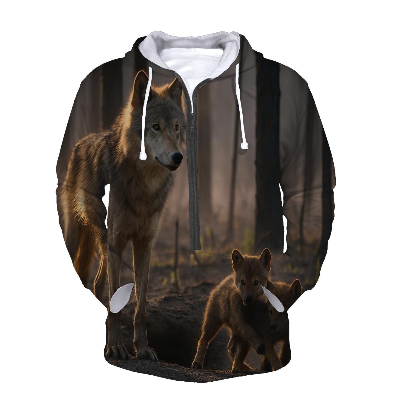 Den Site Pup Counting In Boreal Burn Scar hoodies fashion
