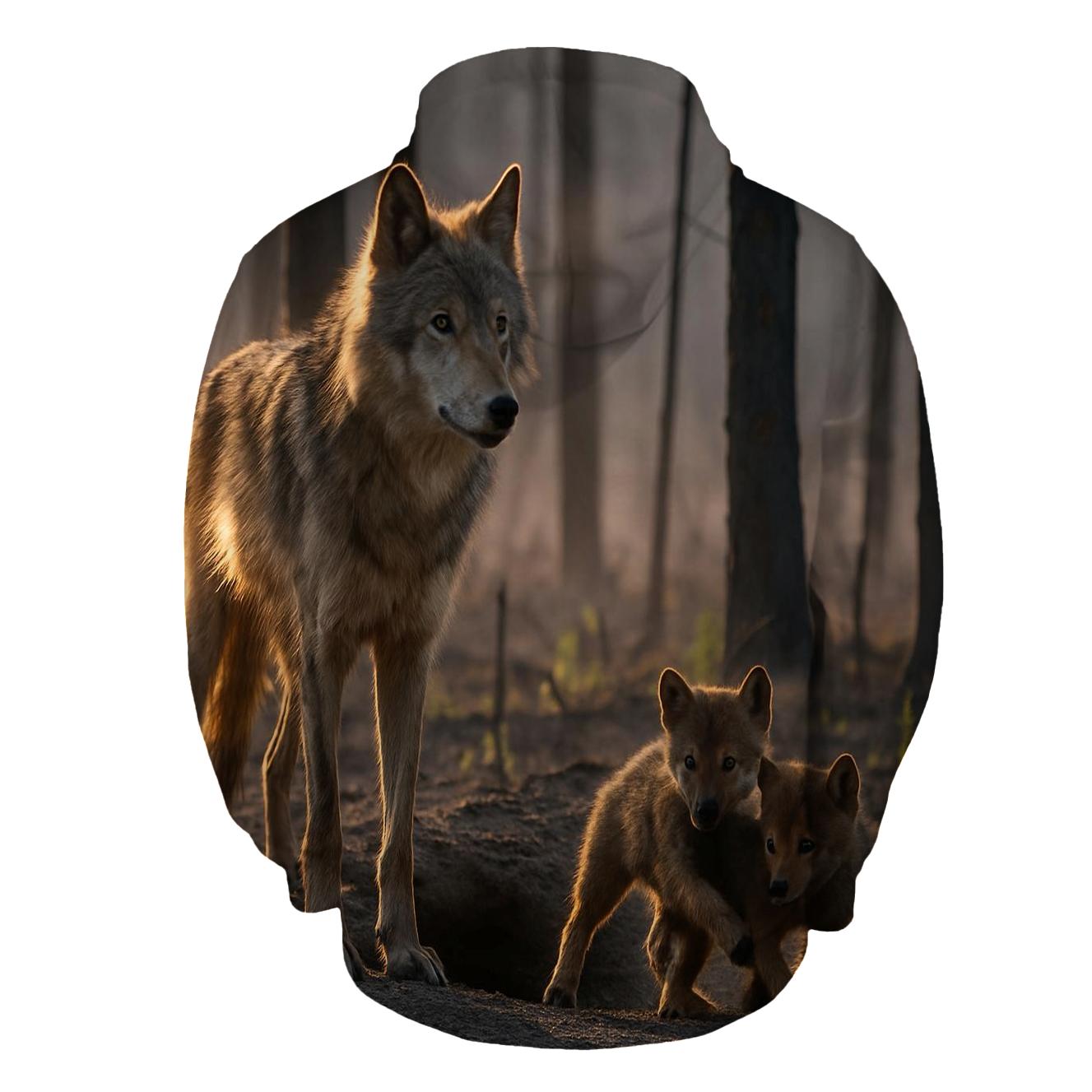 Den Site Pup Counting In Boreal Burn Scar hoodies fashion