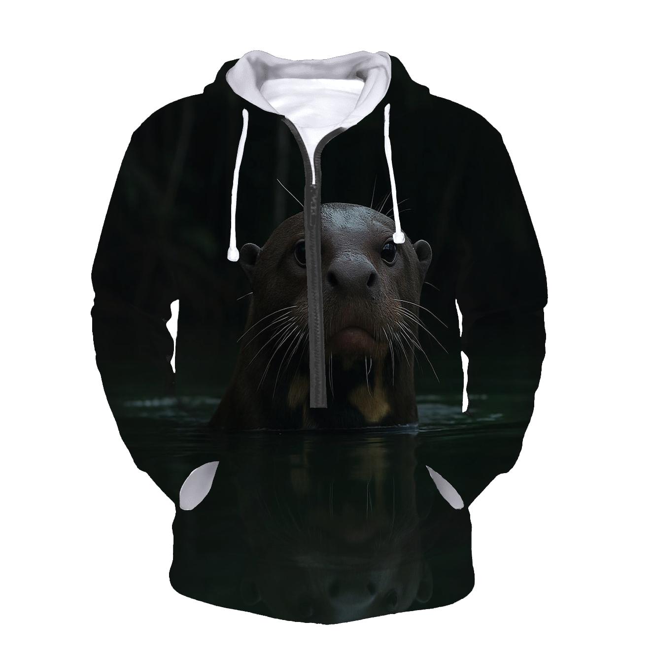 Oxbow Surface Check Giant Otter lightweight hoodies