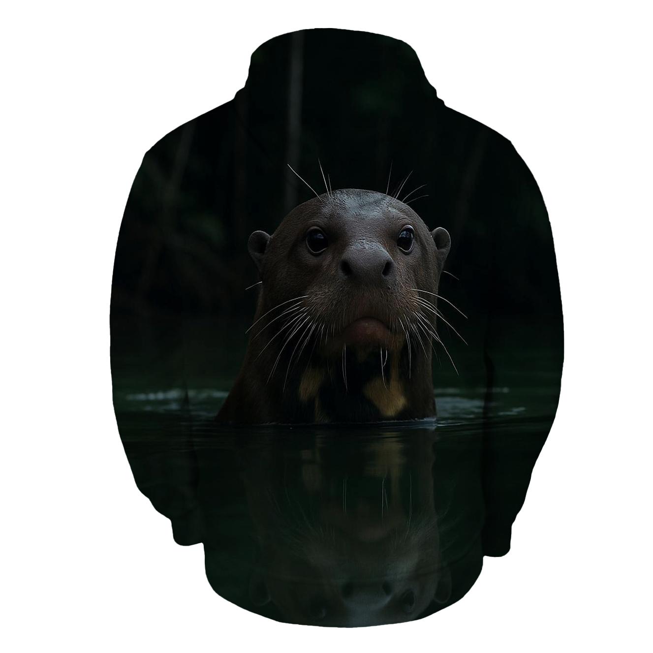 Oxbow Surface Check Giant Otter lightweight hoodies