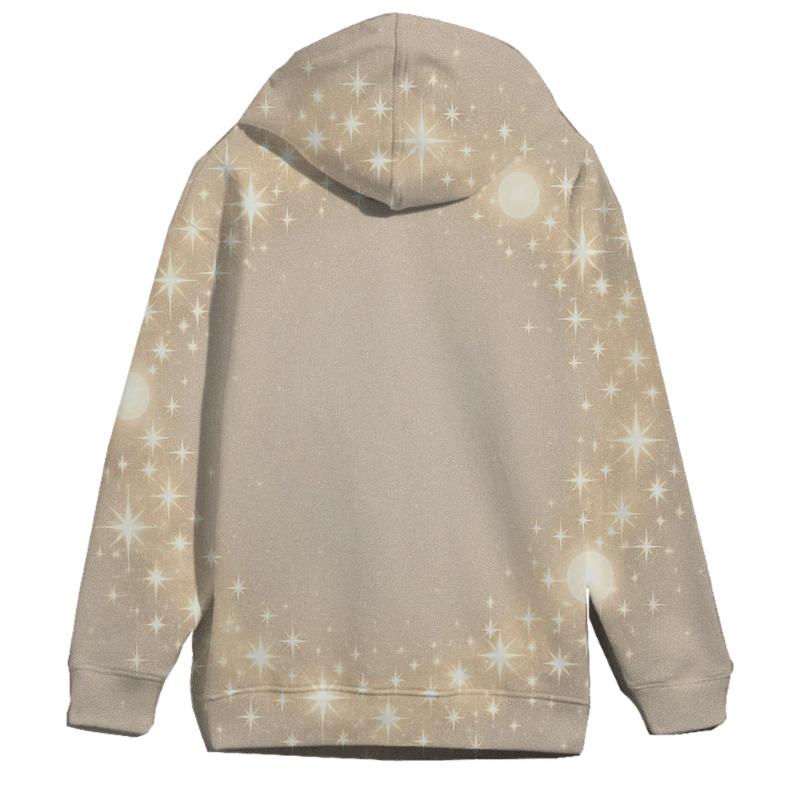 Champagne Halo Constellation designer hoodies
