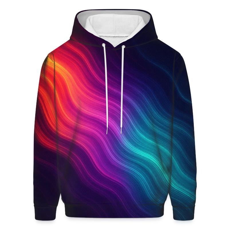 Molten Aurora Spill pullover hoodies