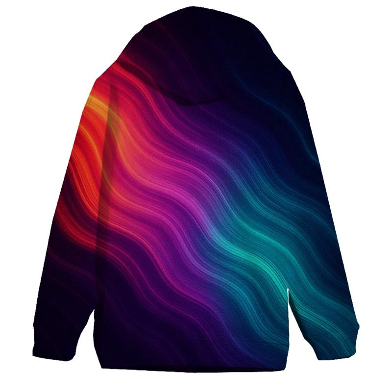Molten Aurora Spill pullover hoodies