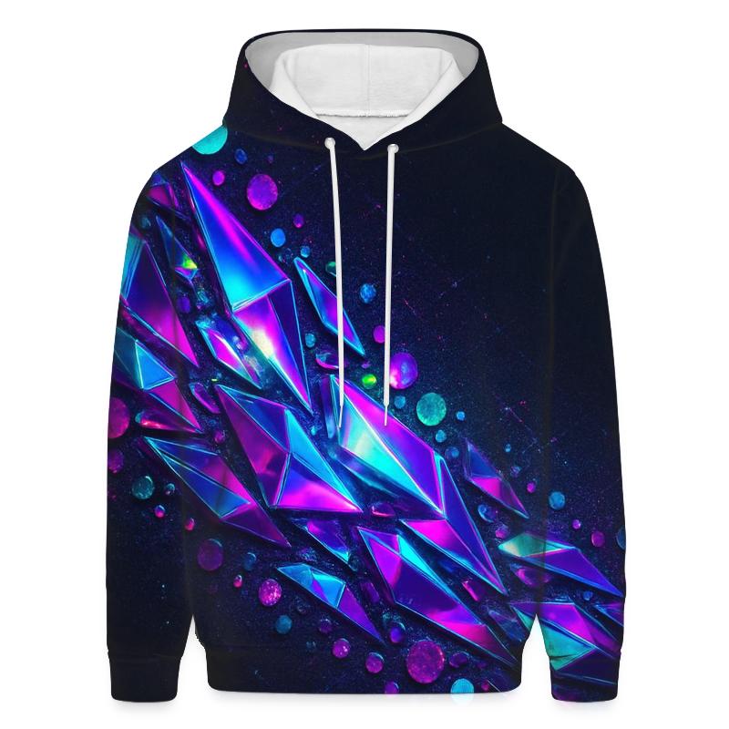 Neon Disco Prism Tide premium hoodies