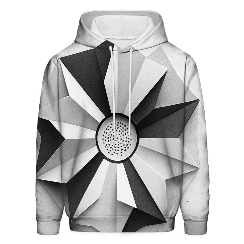 Filter Fold Geometry hoodies fashion