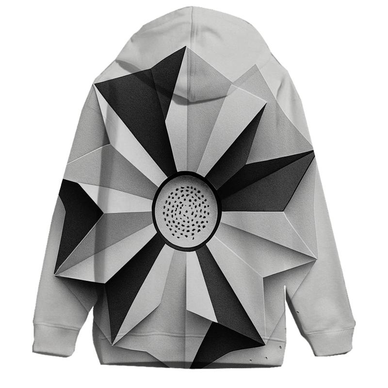 Filter Fold Geometry hoodies fashion