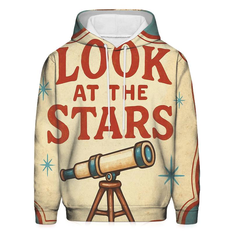 Retro County Fair Astronomy Booth Sign designer hoodies