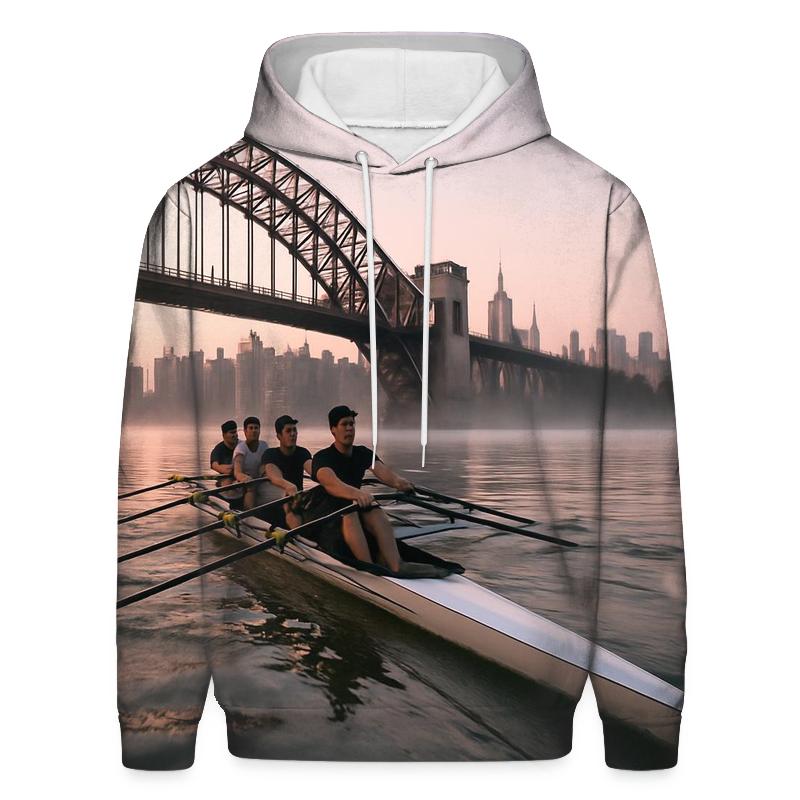 Dawn Rowers Under Hell Gate With The Upper East Side Beyond zip-up hoodies