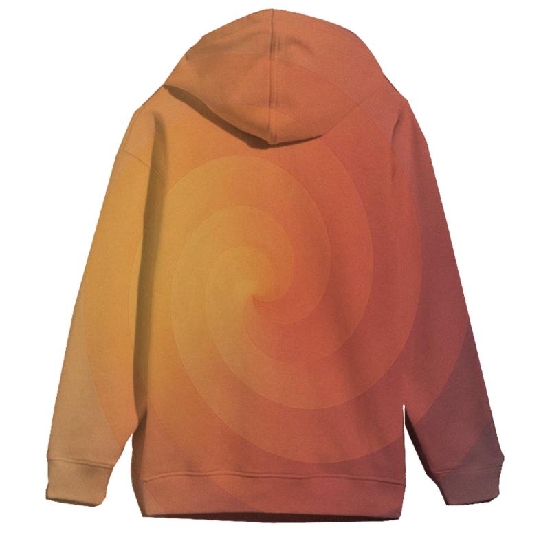 Desert Mirage Conic Drift printed hoodies
