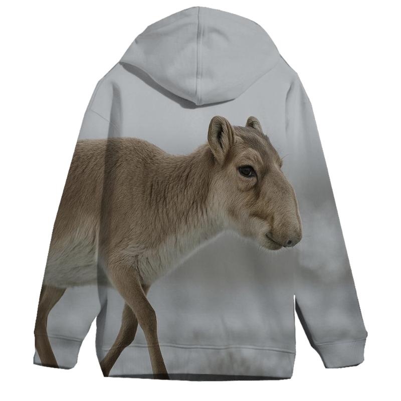 Steppe Breathline Saiga Antelope hoodie styles