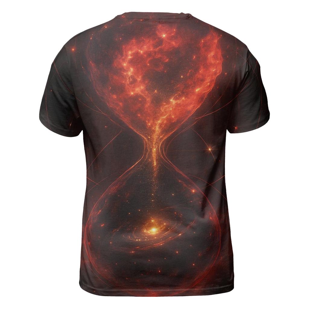 Time Dilation Hourglass Nebula artistic all-over print tops