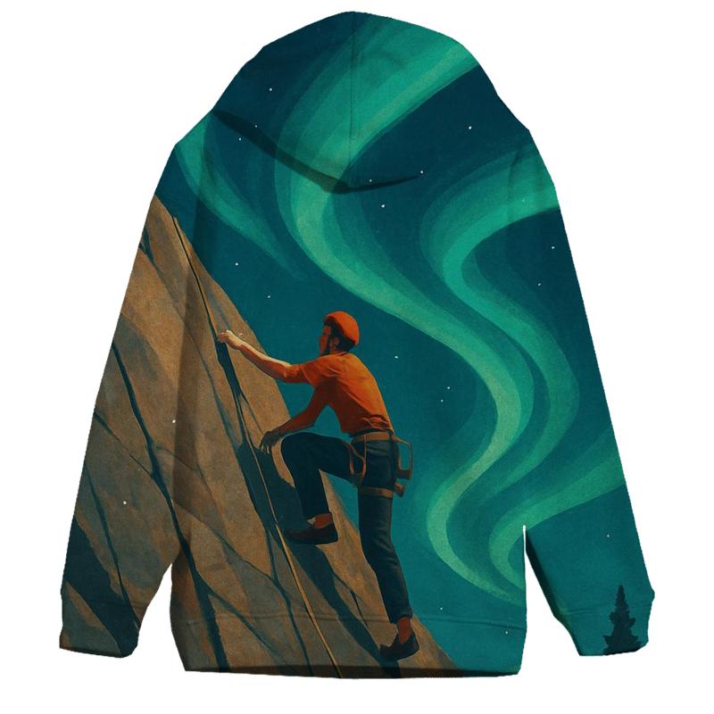 Aurora Summit Rock Climbing printed hoodies