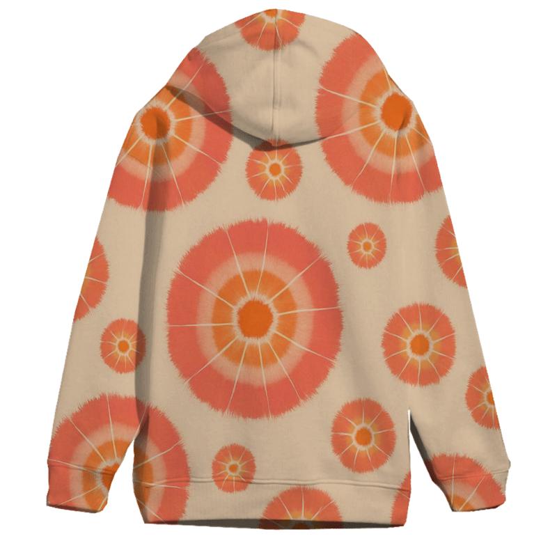 Kumo Comet Rosette Scatter embroidered hoodies