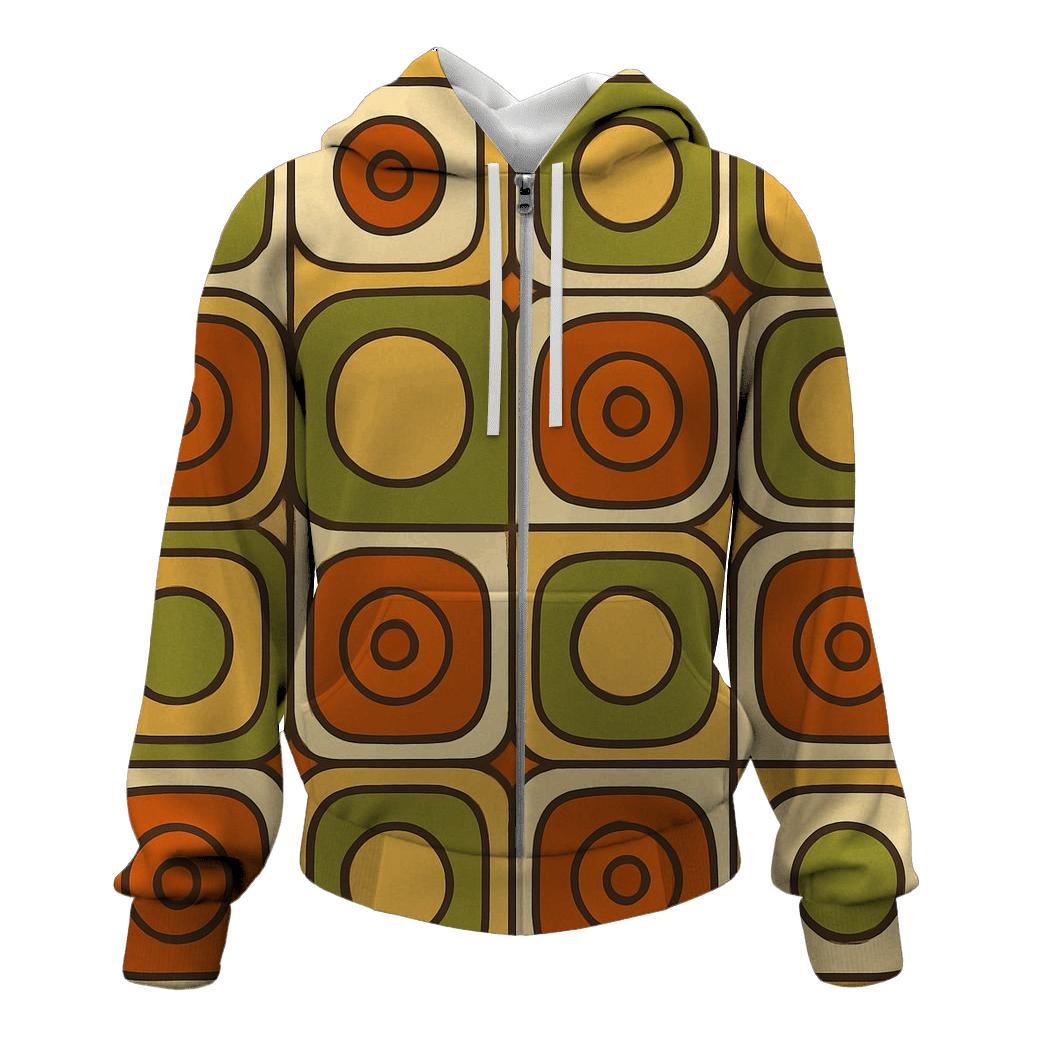 Groovy Kitchen Tile Geometrics graphic hoodies