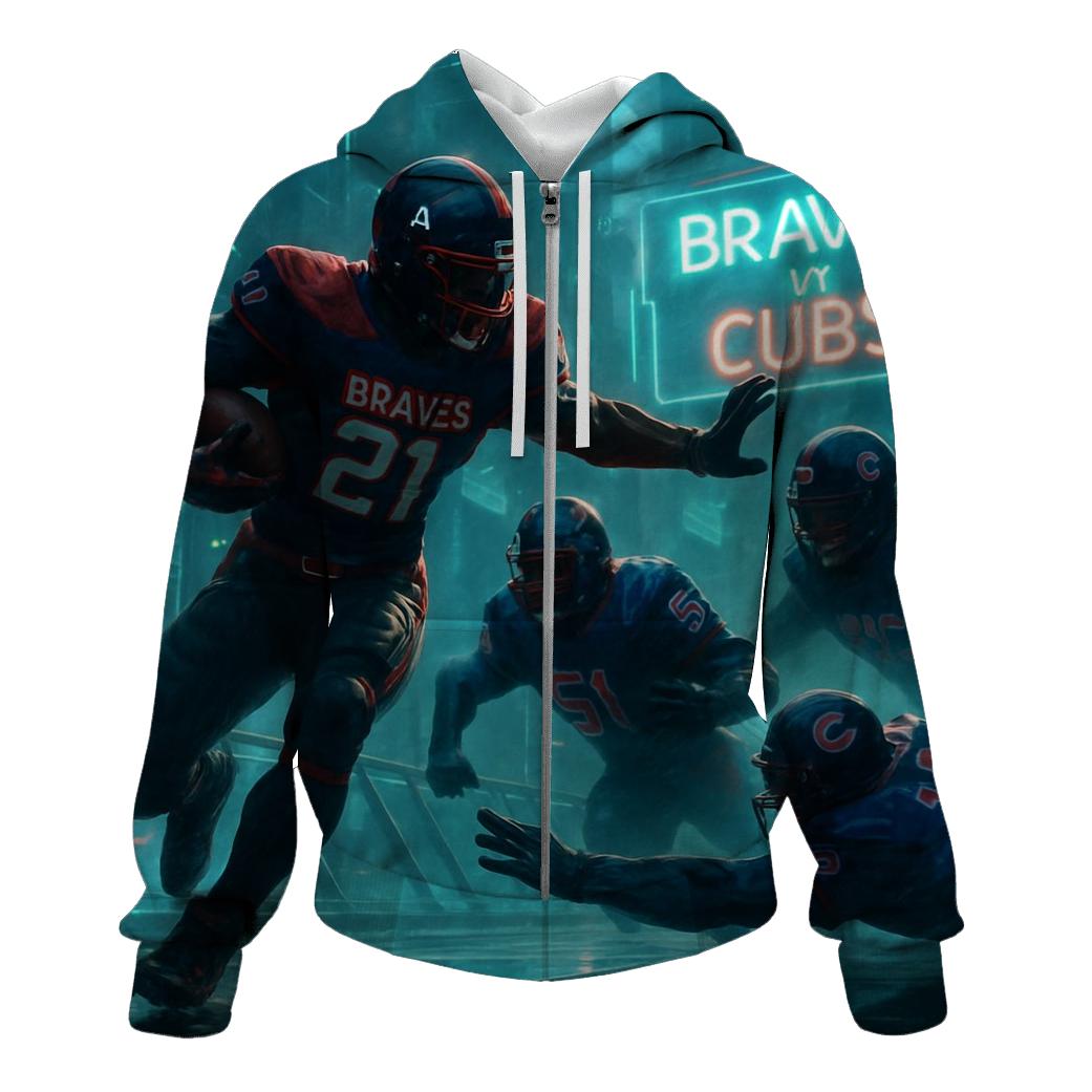 Skybridge Scrimmage Braves Versus Cubs heavyweight hoodies
