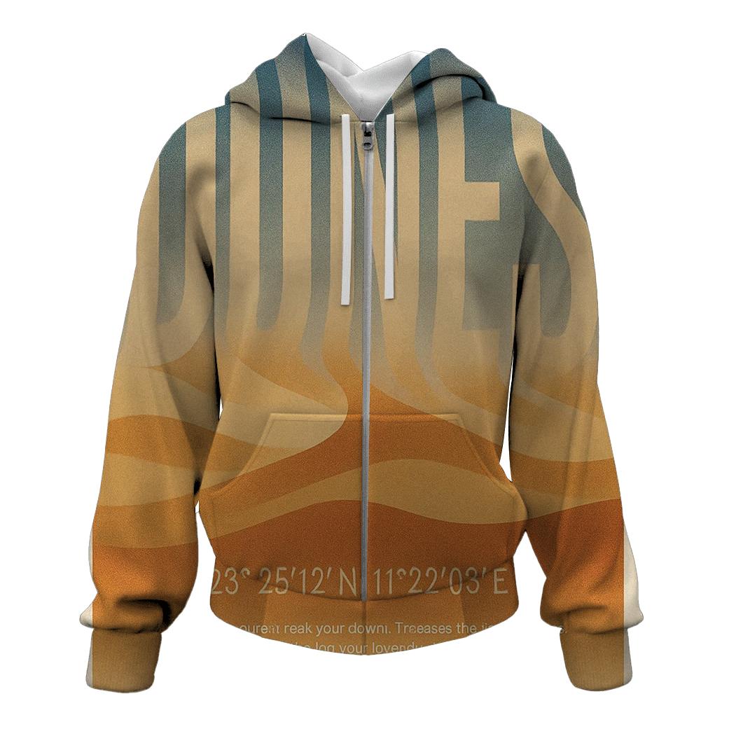 Desert Mirage Typography Poster hoodie designs