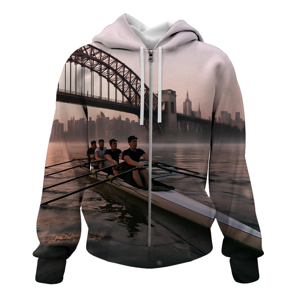 Dawn Rowers Under Hell Gate With The Upper East Side Beyond custom hoodies