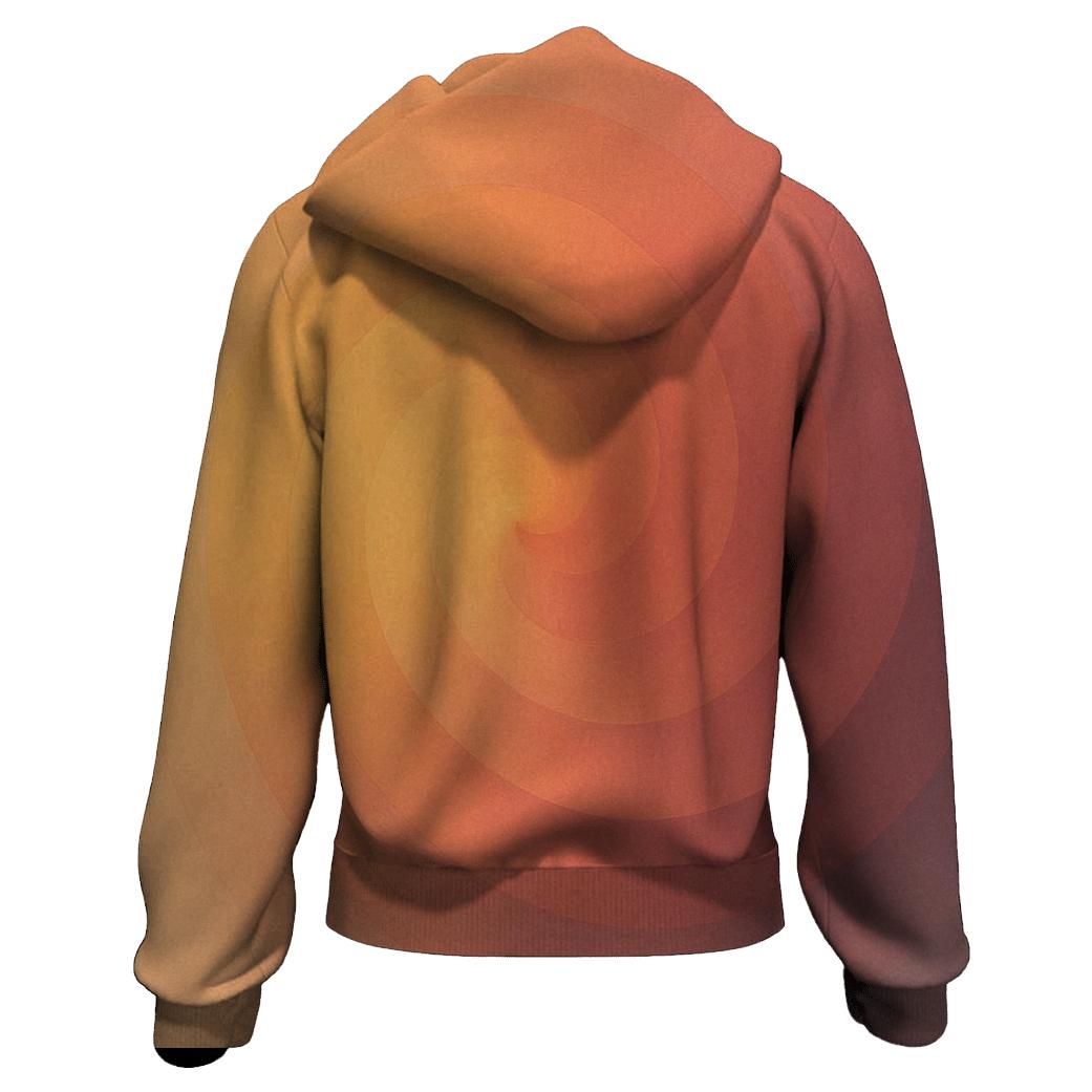 Desert Mirage Conic Drift printed hoodies