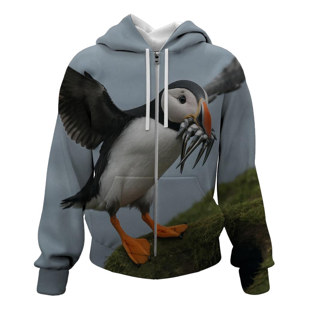 Cliffwind Delivery Atlantic Puffin hoodie trends