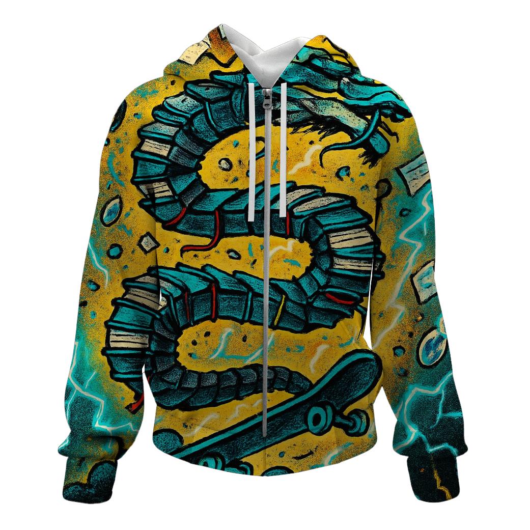 Thunder Library Skate Serpent hoodies fashion