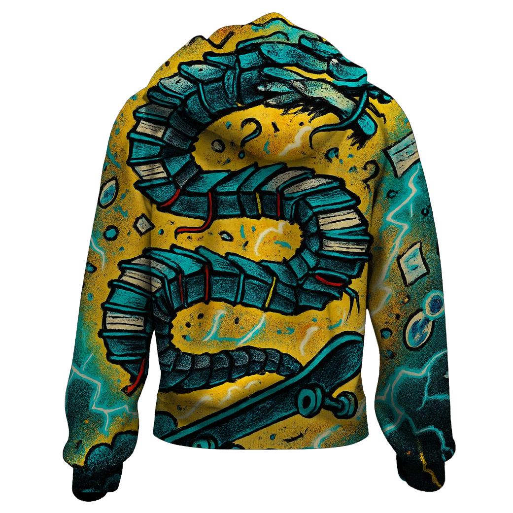 Thunder Library Skate Serpent hoodies fashion