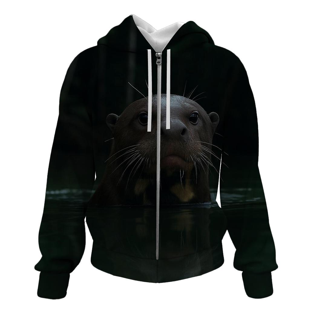 Oxbow Surface Check Giant Otter hoodies fashion
