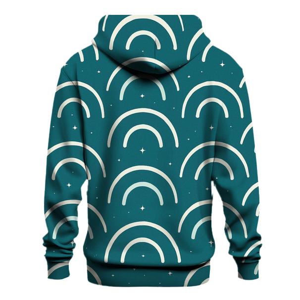 Gravitational Lens Arc Quilt zip-up hoodies
