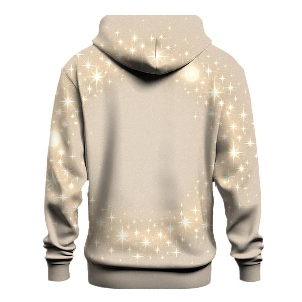 Champagne Halo Constellation embroidered hoodies