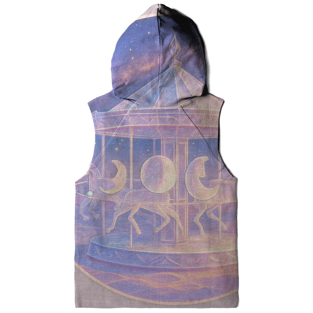 Moon Phase Carousel Over A Crystal Dune Sea hoodie designs