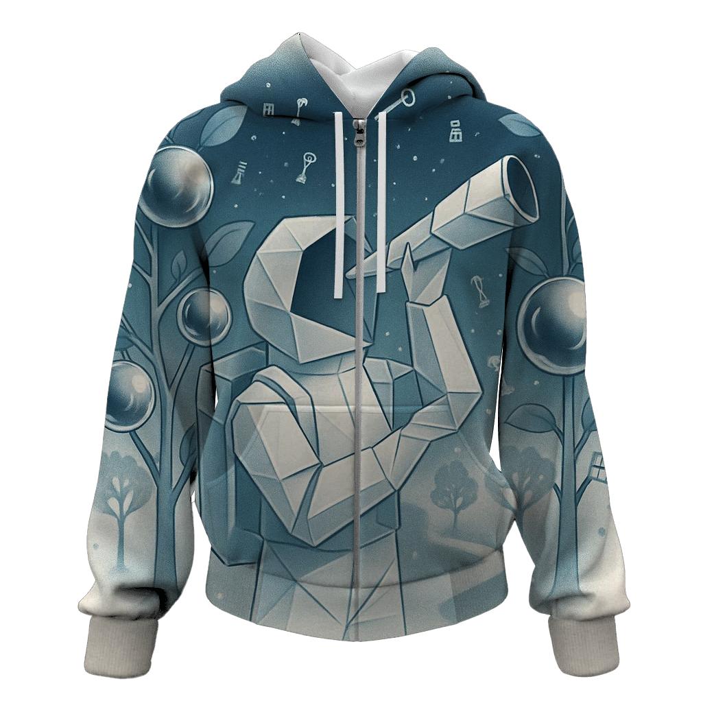 Origami Astronaut In A Mirror Orchard hoodies fashion