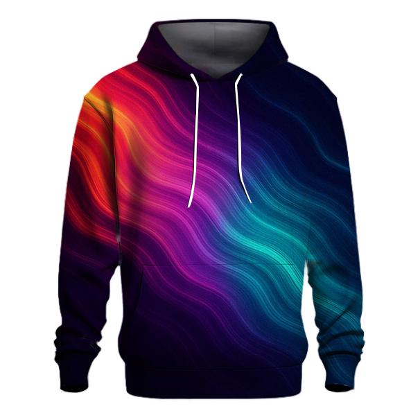 Molten Aurora Spill lightweight hoodies