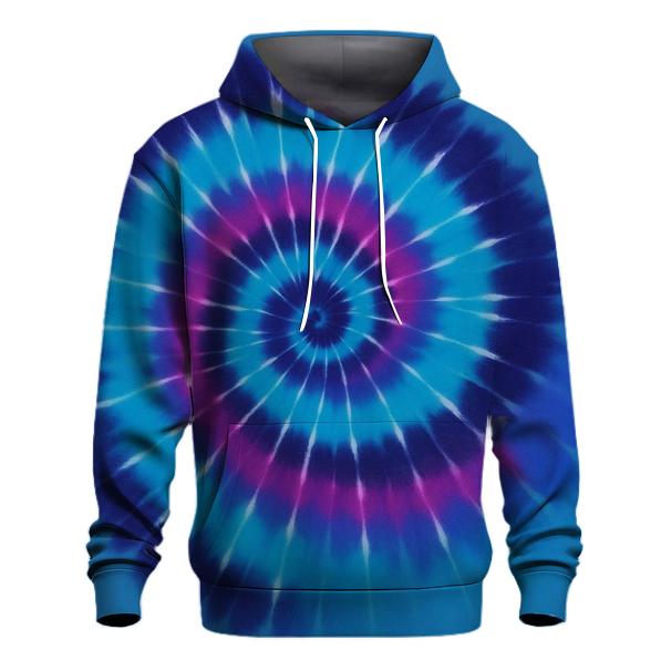 Nebula Spiral Overdye Whirlpool heavyweight hoodies