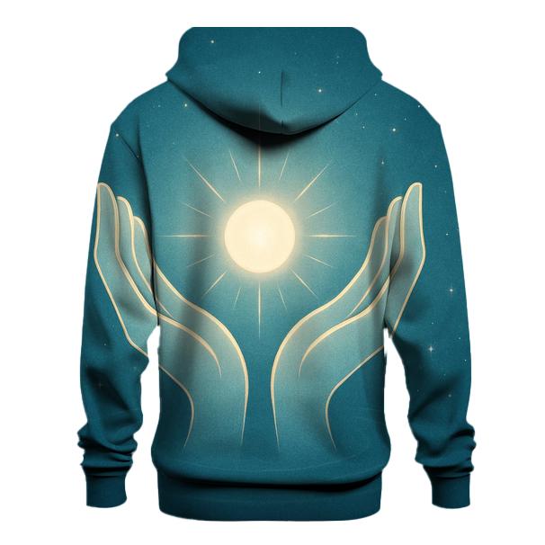Starlit Open Palms heavyweight hoodies