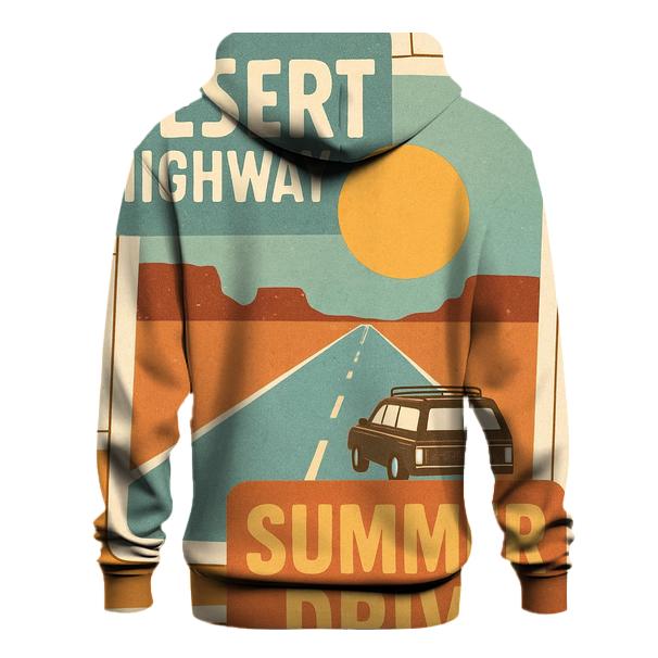 Seventies Road Trip Postcard Collage hoodie trends