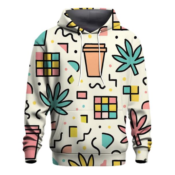Miami Mall Food Court Memphis lightweight hoodies