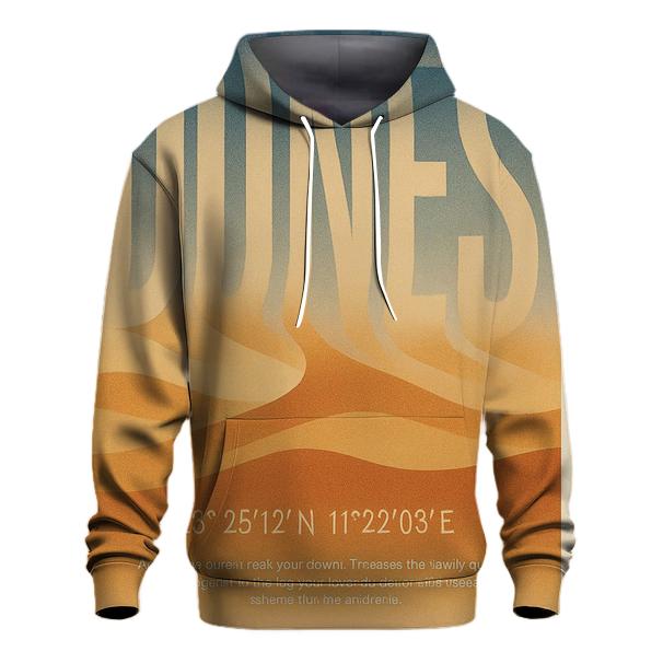 Desert Mirage Typography Poster lightweight hoodies