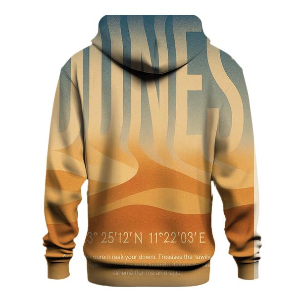 Desert Mirage Typography Poster lightweight hoodies