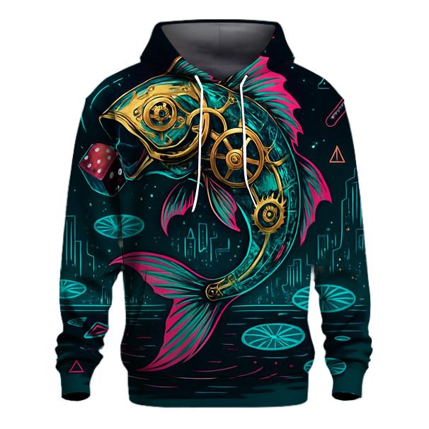 Clockwork Koi Dream Circuit designer hoodies