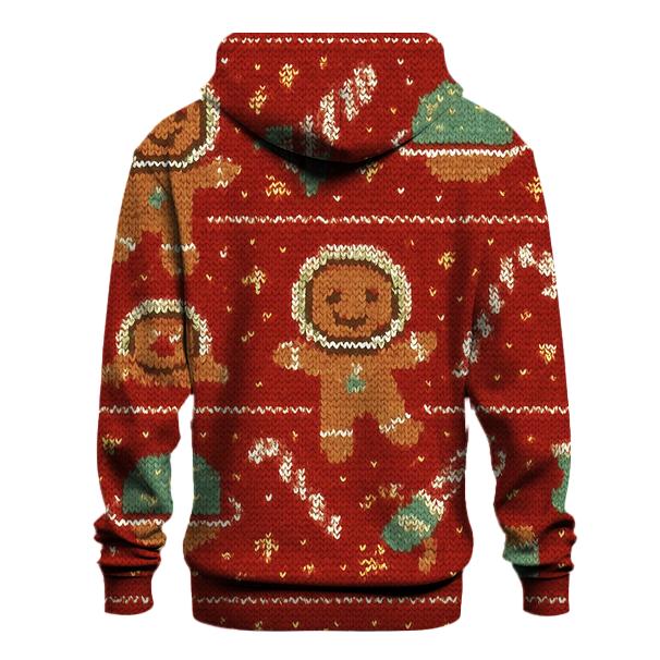Gingerbread Rocket Row Design custom hoodies