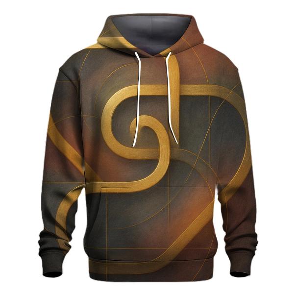 Golden Thread Labyrinth hoodies fashion