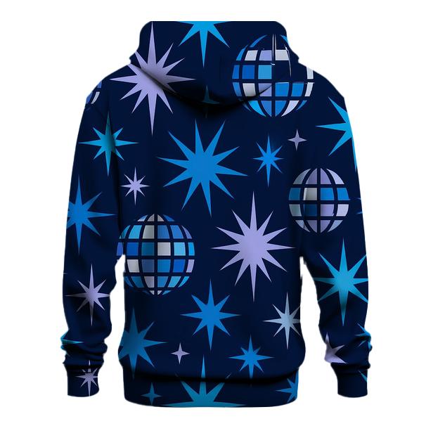 Disco Mirror Starburst Grid hoodies fashion