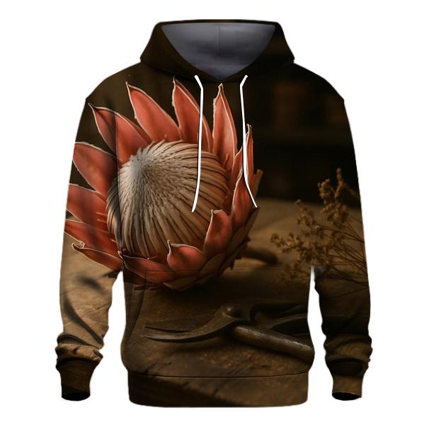 Protea Still Life At A Cape Floristic Workbench pullover hoodies