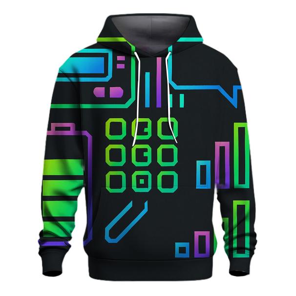 Holographic Pager Screen Icons hoodies fashion