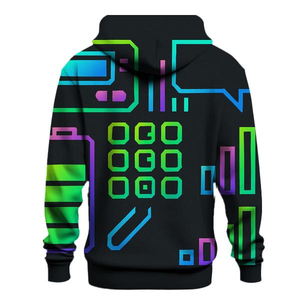 Holographic Pager Screen Icons hoodies fashion