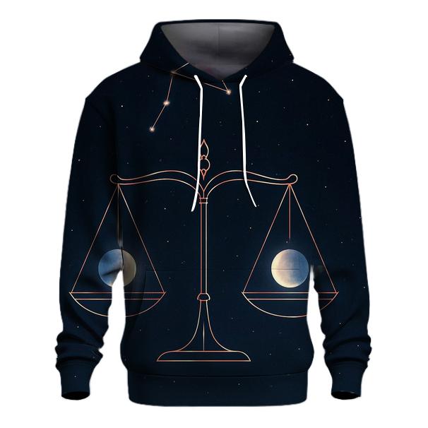 Libra Equinox Balance Star Scale Emblem hoodie styles
